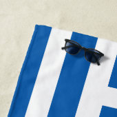 Griechenland-Flagge Strandtuch (Beispiel)