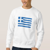Griechenland-Flagge Sweatshirt (Vorderseite)
