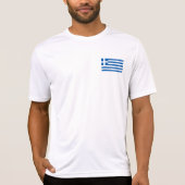 Griechenland-Flagge T-Shirt (Vorderseite)