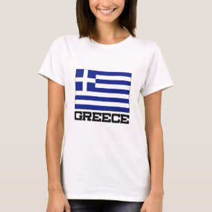 Griechenland-Flagge T-Shirt