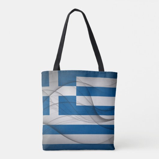 Griechenland-Flagge Tasche (Rückseite)