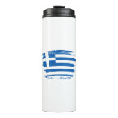 Griechenland-Flagge Thermosbecher (Vorderseite)
