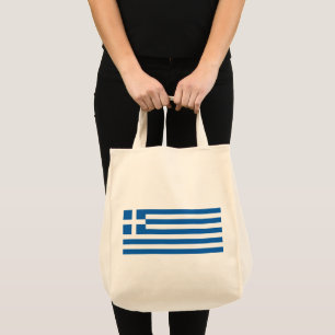 Griechenland-Flagge Tragetasche