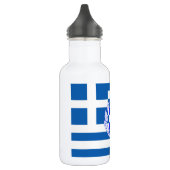 Griechenland-Flagge Trinkflasche (Links)