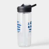 Griechenland-Flagge Trinkflasche (Links)