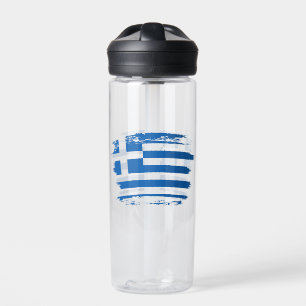 Griechenland-Flagge Trinkflasche