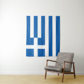 Griechenland-Flagge Wandteppich (Beispiel)