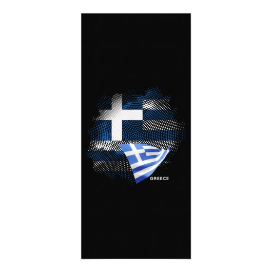 Griechenland-Flagge Werbekarte (Vorne)