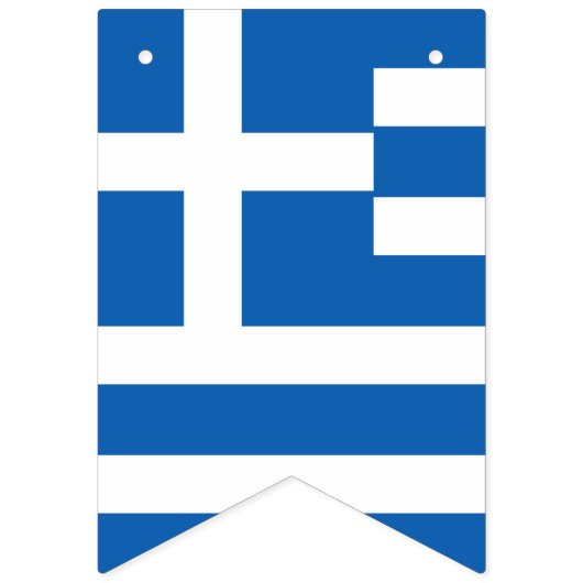 Griechenland-Flagge Wimpelkette (Erste Fahne)