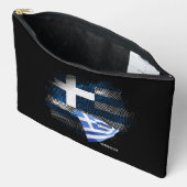 Griechenland-Flagge Zubehörtasche (Offen)