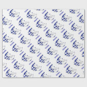 GRIECHENLAND-FLAGGEN-KARTE GESCHENKPAPIER (Flach)