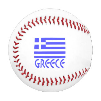 Griechenland Flaggenblau - Personalisierung Baseball