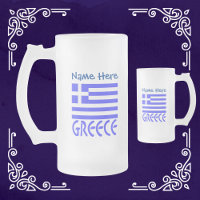 Griechenland Flaggenblau - Personalisierung