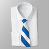 Griechenland Flaggenfarben Elegant Neck Tie Krawatte (Gebunden)
