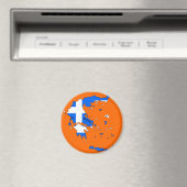 Griechenland-Flaggenkarte Magnet (In Situ (Geschirrspüler))