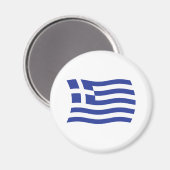 Griechenland-Flaggenmagnet Magnet (Vorderseite/Rückseite)