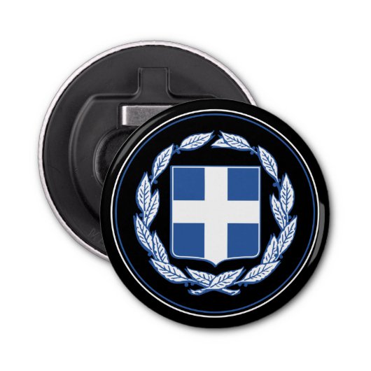 Griechenland Flaschenöffner für die Flagge, griech (Vorderseite)