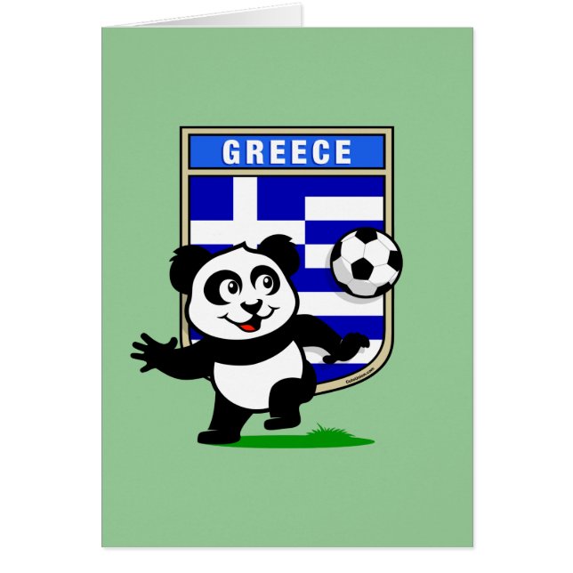 Griechenland Football Panda (Vorne)