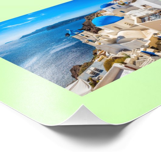 Griechenland Fotodruck (Ecke)