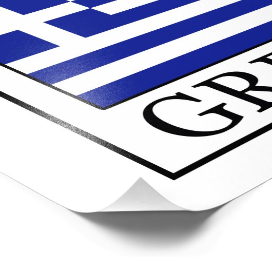 Griechenland Fotodruck (Ecke)