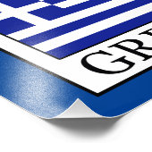 Griechenland Fotodruck (Ecke)