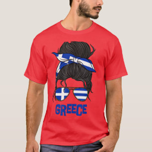 Griechenland für die griechische Flagge für Frauen T-Shirt