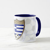Griechenland-Fußball Tasse (VorderseiteRechts)