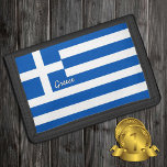 Griechenland - Geldbörse, Patriot der griechischen Tri-fold Geldbeutel<br><div class="desc">WALLETS: Griechenland & Griechische Fahne Mode - Liebe mein Land,  Väter Tag,  Feriengeschenke,  Patrioten / Sportfans</div>
