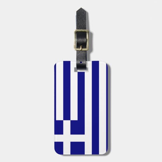 Griechenland Gepäckanhänger (Vorderseite vertikal)