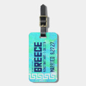 GRIECHENLAND-Gepäckanhänger Gepäckanhänger (Vorderseite vertikal)