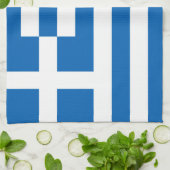 Griechenland Geschirrtuch (Gefaltet)