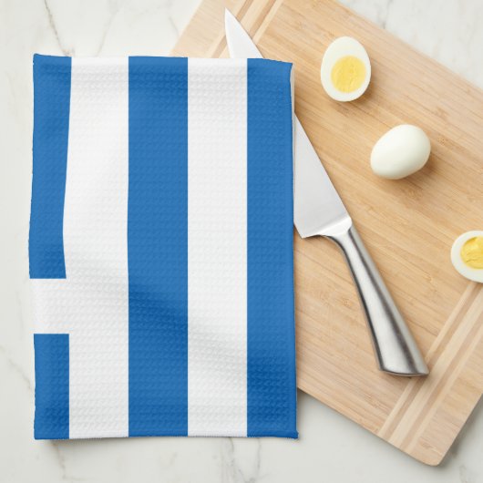 Griechenland Geschirrtuch (Viertel Falte)