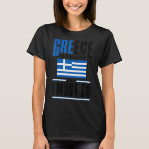 Griechenland Griechenland Flaggen Griechenland ruf T-Shirt