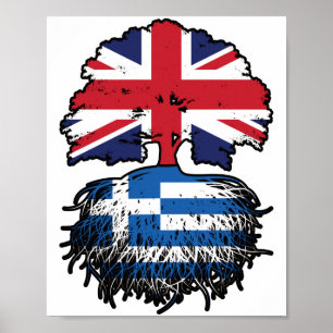 Griechenland Griechenland Großbritannien Vereinigt Poster