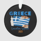 Griechenland Griechenland Urlaub Europa Reisen Ornament (Vorderseite)