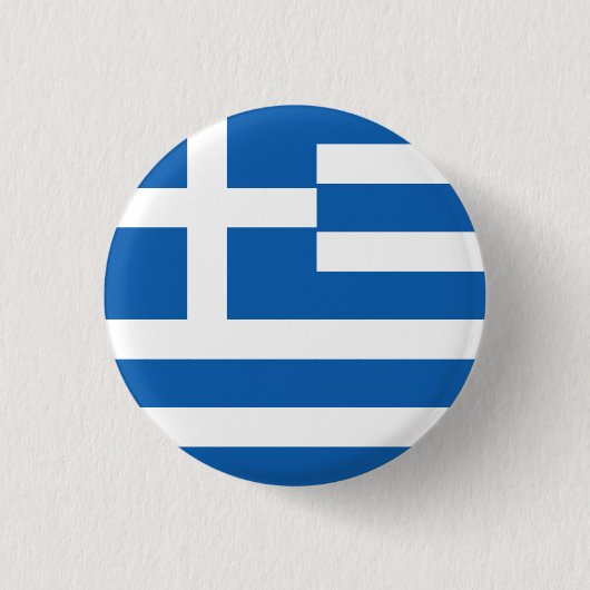 Griechenland (griechische Flagge) Button (Vorderseite)