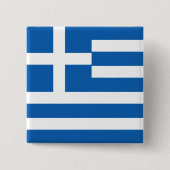 Griechenland (griechische Flagge) Button (Vorderseite)