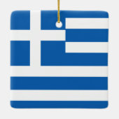 Griechenland (griechische Flagge) Keramikornament (Rückseite)