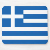 Griechenland (griechische Flagge) Mousepad (Vorne)