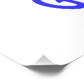 Griechenland - griechische Flagge Personalisiert Poster (Ecke)