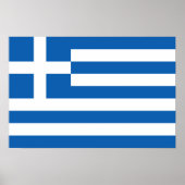 Griechenland - griechische Flagge Poster (Vorne)