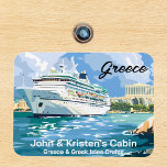 Griechenland Griechische Insel Kreuzfahrtschiff Magnet<br><div class="desc">Dieses Design kann in dem Bereich personalisiert werden, der durch das Ändern des Fotos und/oder Textes zur Verfügung gestellt wird. Sie können auch angepasst werden, indem Sie auf Vorlage personalisieren klicken und dann auf die Schaltfläche klicken, um weitere Optionen anzupassen, um die Hintergrundfarbe zu löschen oder zu ändern, Text hinzuzufügen,...</div>