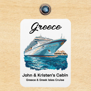 Griechenland Griechische Insel Kreuzfahrtschiff Magnet
