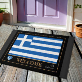 Griechenland Hausmatte, griechische Flaggensport / Fußmatte