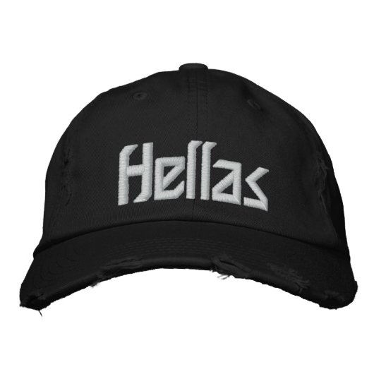Griechenland - Hellas Bestickte Baseballkappe (Vorderseite)