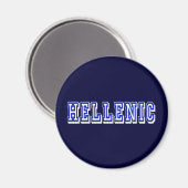 Griechenland Hellenic Logo-Geschenke Magnet (Vorderseite/Rückseite)