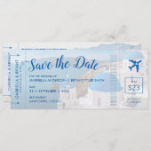 Griechenland Hochzeit in Urlaubsort Santorini Save (Vorne/Hinten)