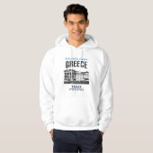 Griechenland Hoodie (Vorne ganz)