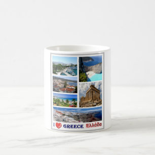 Griechenland - I Liebe - Kaffeetasse