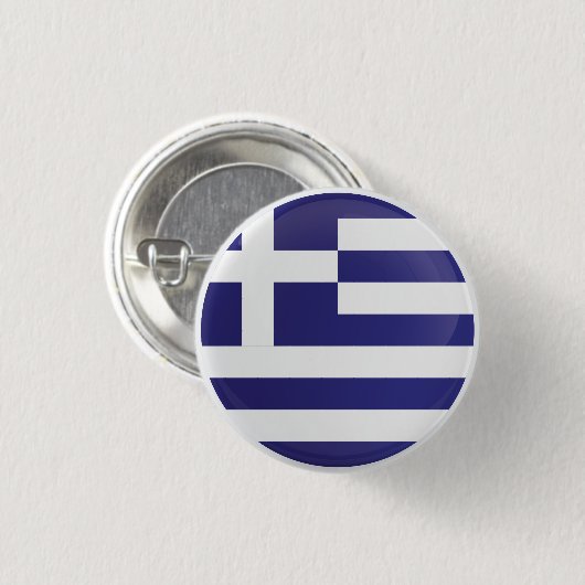 Griechenland - Icon-Flagge Button (Vorne & Hinten)